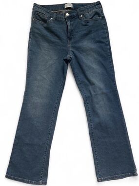 crown & ivy bootcut jeans size 12 petite